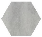 Płytka podłogowa Over Esagono Silver 21x18,2