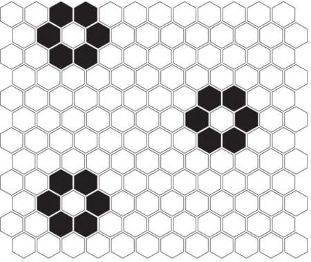 mini hexagon b&amp;w flower -1.jpg