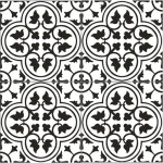 Płytka podłogowa Hampton Black 45x45  gat.1      