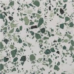 Płytka podłogowa KE-17076 Flakes  Emerald Green 18,5x18,5