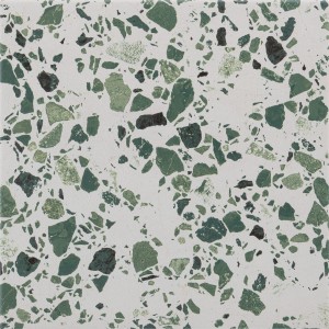 Płytka podłogowa KE-17076 Flakes  Emerald Green 18,5x18,5