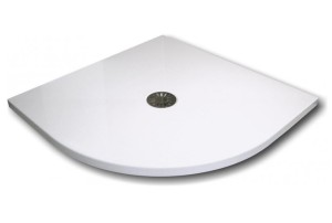 Shedpol De Luxe  brodzik akrylowy półokrągły 90x90x4