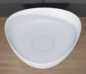 Umywalka Oviedo 41x41x13 Mat Solid Surface F70020