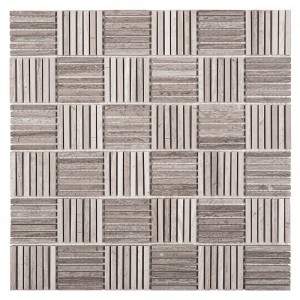 Mozaika kamienna Woodstone Grey Tatami 48 30,5x30,5