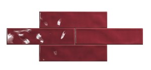 Płytka ścienna Fashion Carmin 7,5x30x0,7    