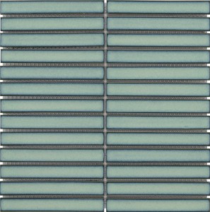 Mozaika Stripes KIT-23004 Aquamarine Blue Glossy 29,6x29,9x0,8 