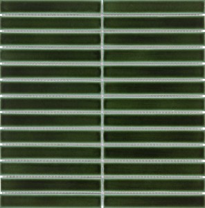 Mozaika Stripes KIT-23006 Racing Ring Green Glossy 29,6x29,9x0,8 