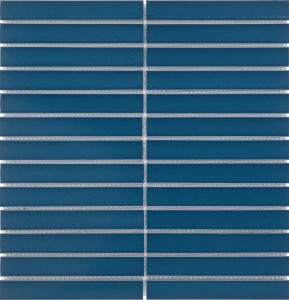 Mozaika Stripes KIT-23007 Pure Blue Glossy 29,6x29,9x0,8