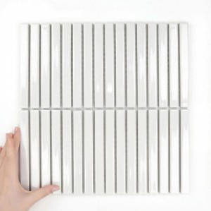 Raw Decor Płytka Stick Biały Połysk 291.5mm x 292.5mm