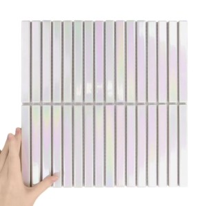 Raw Decor Płytka Stick Holo White Połysk 291.5mm x 292.5mm