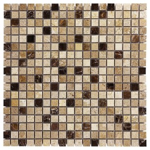 Mozaika kamienna Travertine Cream Mix 15 30,5x30,5