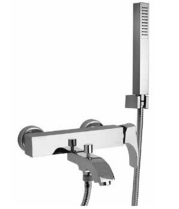 Paini Lady 89CR100TH Bateria wannowa z zestawem natryskowym 