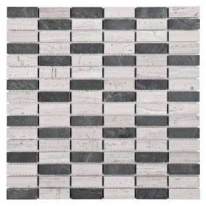 Mozaika kamienna Woodstone Grey Block Mix 48 30,5x30,5